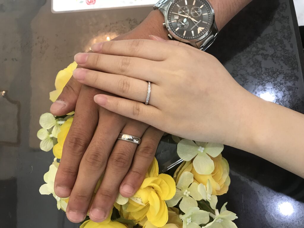 鍛造製法結婚指輪フルエタニティ