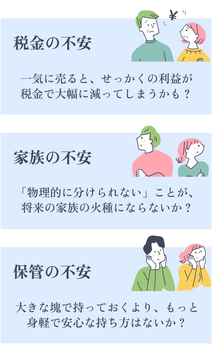 三つの不安
